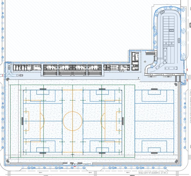 Edificio multiusos - modelo estructural
